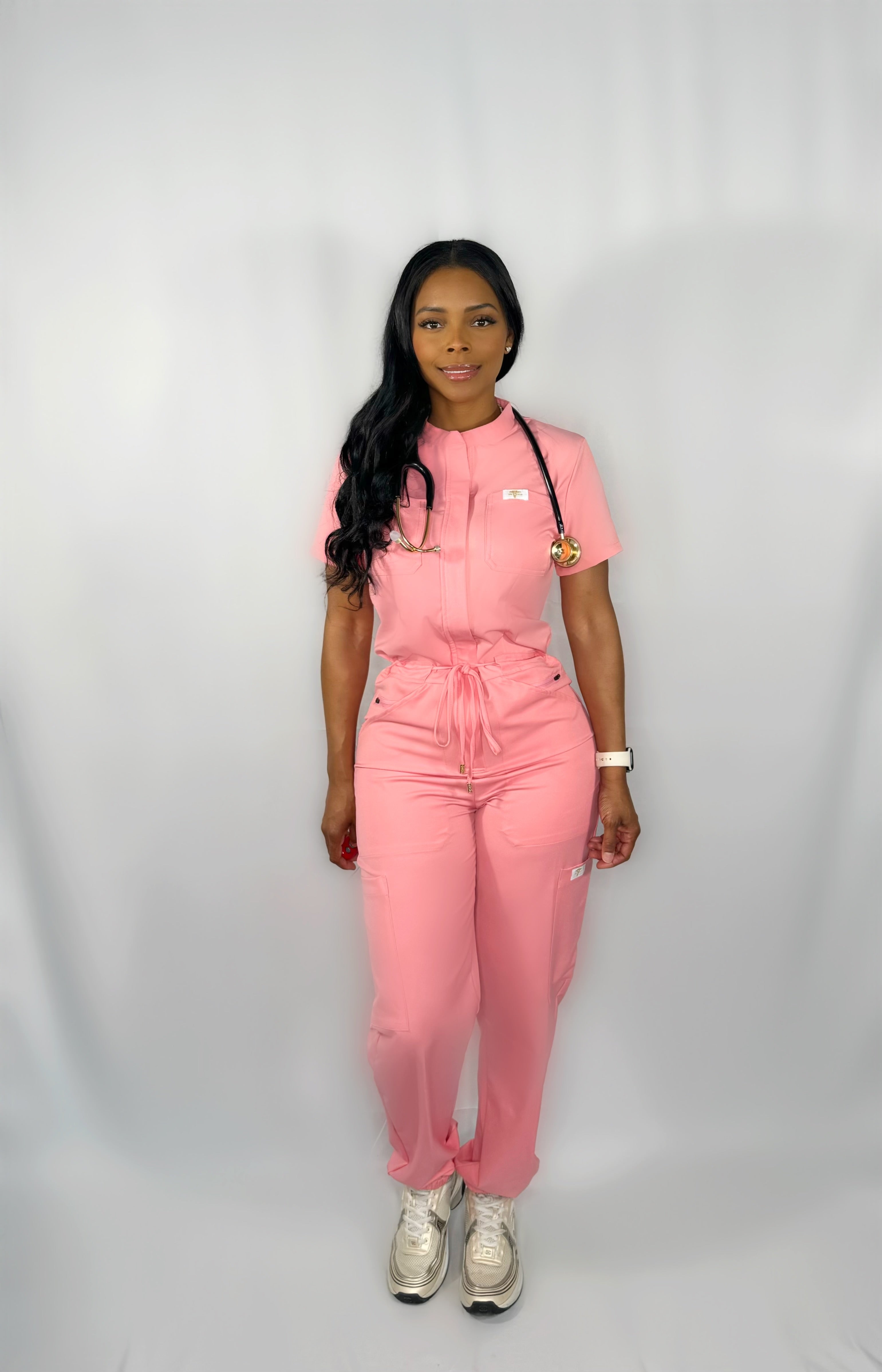 Classy Jumpsuit (pink on back Order)