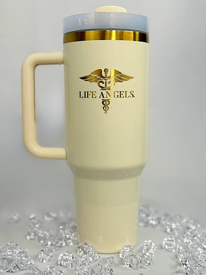 Life Angels 40-Ounce Insulated Stainless Steel Mug